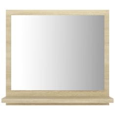 Vidaxl Kúpeľňové zrkadlo, dub sonoma 40x10,5x37 cm, drevotrieska