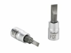 Fortum Hlavica zástrčná 1/4" hrot plochý, 5,5mm, L 37mm