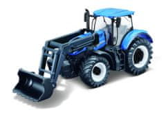 Popron.cz Traktor Bburago s nakladačom Fendt 1050 Vario / New Holland kov / plast 16cm 2 druhy v krabičke 21x11x8cm Cena za 1ks