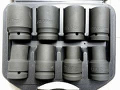 GEKO Sada nástrčných hlavíc 1", 8ks, 19-41mm, GEKO