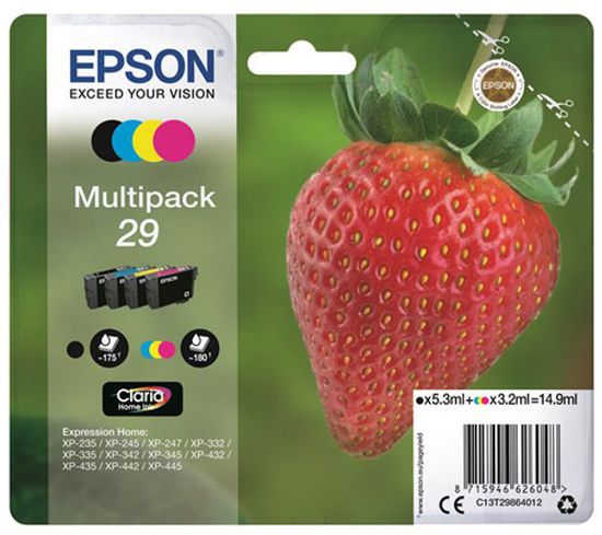 Epson C13T29864012, 29 multipack