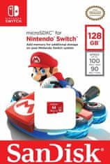 SanDisk Micro SDXC pro Nintendo Switch 128GB 100 MB/s UHS-I U3 (SDSQXAO-128G-GNCZN)