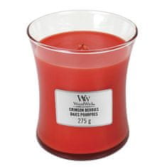 Woodwick Sviečka oválna váza , Červená jarabina, 275 g