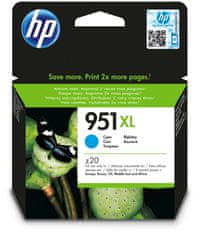 HP 951XL azúrová - originálna náplň (CN046AE)