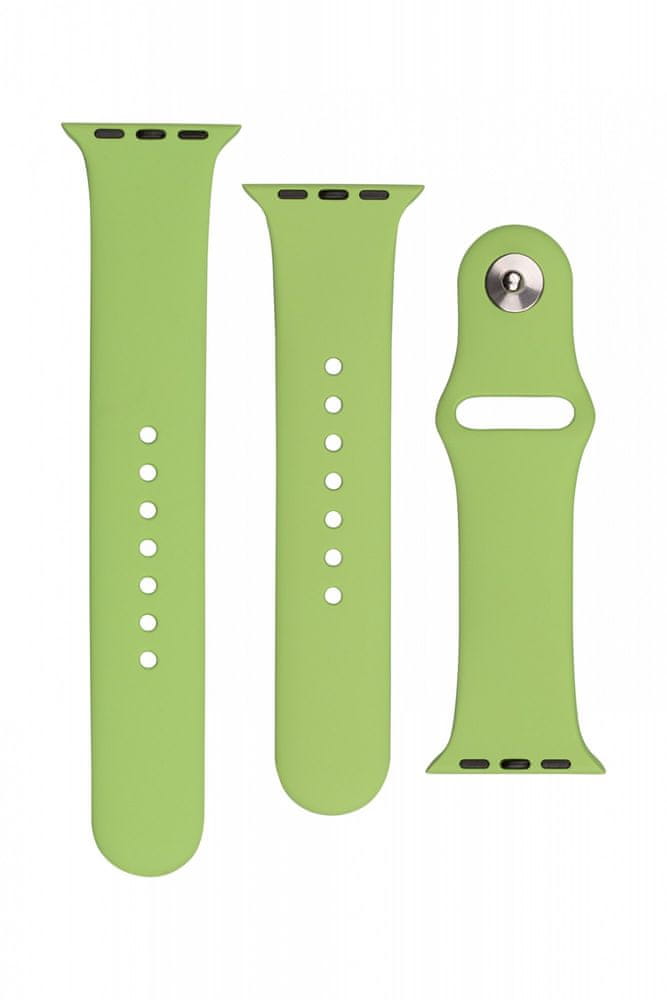 FIXED Set silikónových remienkov Silicone Strap pre Apple Watch 38/40/41 mm FIXSST-436-MINT, mentolový