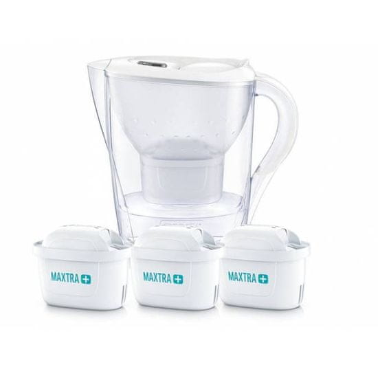 BRITA Marella biela 2,4l Starter pack vč.3 ks MaxtraPlus