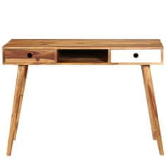 Vidaxl Písací stôl 110x55x76 cm masívne sheeshamové drevo