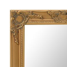 Vidaxl Nástenné zrkadlo v barokovom štýle 50x120 cm zlaté