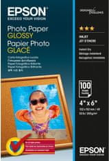 Epson Foto papier Paper Glossy, 10x15 cm, 100 listů, 200g/m2, lesklý (C13S042548)