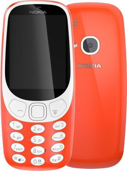 Nokia 3310, Dual Sim, červená