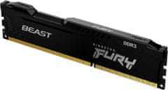 Kingston Fury Beast Black 16GB (2x8GB) DDR3 1600 CL10
