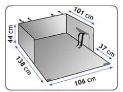 SIXTOL Prepravné kryt pre psa do kufra DEXTER