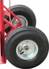 GEKO Ručný vozík-rudla, nosnosť 200kg 350x180mm, červený, GEKO