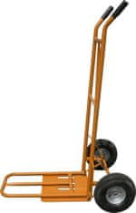GEKO Ručný vozík-rudla, nosnosť 250kg 400x300mm, oranžový, GEKO
