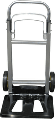 GEKO Ručný vozík-rudla, nosnosť 90kg 355x240mm, hliníkový skladací, GEKO