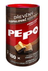 PEPO PE-PO drevený podpaľovač kocky 100 ks