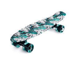 Movino Pennyboard Chameleon (DoublePrint) so svietiacimi kolieskami, 56 cm S-163