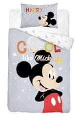 Detexpol Obliečky do postieľky Mickey Cool grey 100/135, 40/60