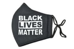 Zapardrobnych.sk Textilné rúško na viac použití, BLACK LIVES MATTER