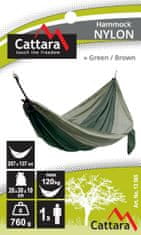 Cattara Hojdacia sieť NYLON 275x137cm zeleno-hnědá