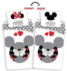 Jerry Fabrics Bavlnené obliečky, Minnie a Mickey zamilovaní, 140 x 200 cm