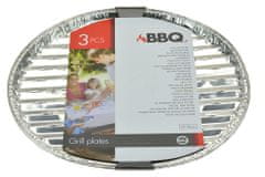 Zapardrobnych.sk Grilovacie hliníkové tácky BBQ, 35 cm, 3 ks