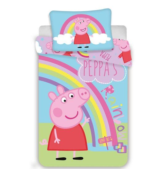 Jerry Fabrics Obliečky do postieľky Peppa Pig 016 baby 100/135, 40/60