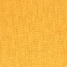 Vidaxl Podnožka žltá 78x56x32 cm látková