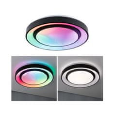 Paulmann PAULMANN LED stropné svietidlo Rainbow efekt dúhy RGBW 230V 38,5 W čierna/biela 70545