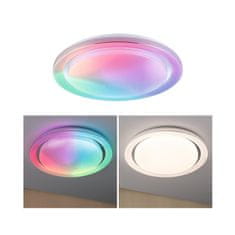 Paulmann PAULMANN LED stropné svietidlo Rainbow efekt dúhy RGBW 230V 38,5W chróm / biela 70547