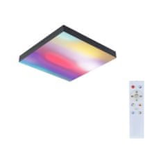 Paulmann Paulmann LED Panel Velor Rainbow dynamicRGBW hranaté 295x295mm 1420lm RGBW čierna 79907