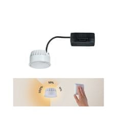 Paulmann Paulmann LED Modul vstavané svietidlo 3-krokové-stmievateľné Nova Coin kruhové 50mm Coin 6W 470lm 230V 2700K satén 93070