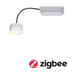 Paulmann Paulmann LED Modul vstavané svietidlo Smart Home Zigbee meniteľná biela Coin kruhové 50mm Coin 6W 470lm 230V meniteľná biela satén 93074
