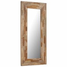Vidaxl Zrkadlo 50x110 cm recyklované teakové drevo