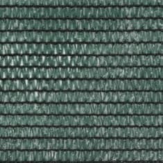 Vidaxl Zástena na tenisový kurt, HDPE 2x100 m, zelená