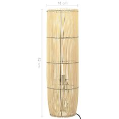 Vidaxl Stojanová lampa vŕba 52 cm E27