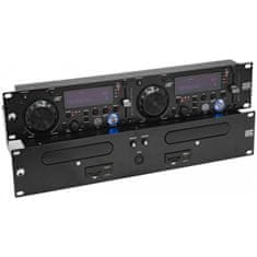Omnitronic XDP-3002, duálny CD/MP3/SD/USB prehrávač, 19"