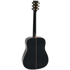 Dimavery TW-85, akustická gitara typu Dreadnought, čierna