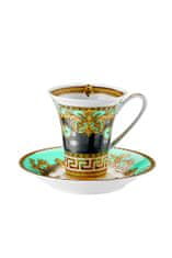 Rosenthal Versace ROSENTHAL VERSACE PRESTIGE GALA BLEU kávový šálka & podšálka