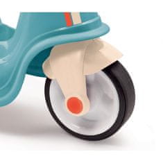 Smoby Blue Retro Scooter Quiet Wheels Rider