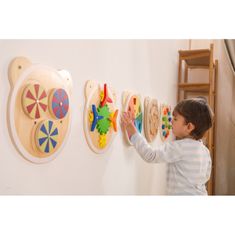 Viga Toys Drevená veterná doska FSC Certified Montessori