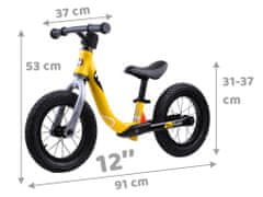 JOKOMISIADA Royalbaby rám Alu Balance Bike 12 palcový Pomp Ro0130