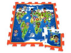 JOKOMISIADA Penová logická podložka Mapa detí sveta ZA3149