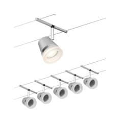 Paulmann Paulmann Lankový systém Cone základná sada GU5,3 max. 5x10W 230 / 12V matný chróm / chróm 94459