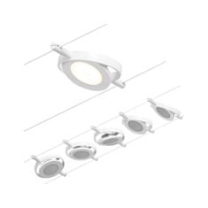 Paulmann Paulmann LED lankový systém RoaMac základná sada 5x4,5W 3000K 230 / 12V biela / chróm 94416