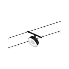 Paulmann Paulmann LED lankový systém Circle spot 5W 3000K 12V čierna mat / chróm 94480