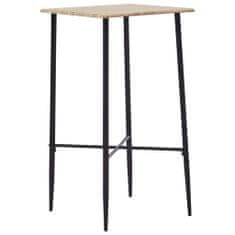 Petromila vidaXL Barový stôl farba dubu 60x60x111 cm MDF