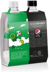 SodaStream Fľaša JET 7UP & Pepsi Max 2x 1l