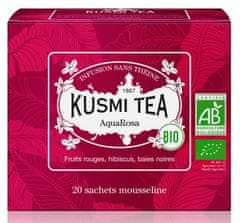 Kusmi Tea Organic AquaRosa 20 mušelínových vreciek 40g