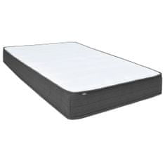 Vidaxl Posteľ boxspring tmavošedá látková 140x200 cm